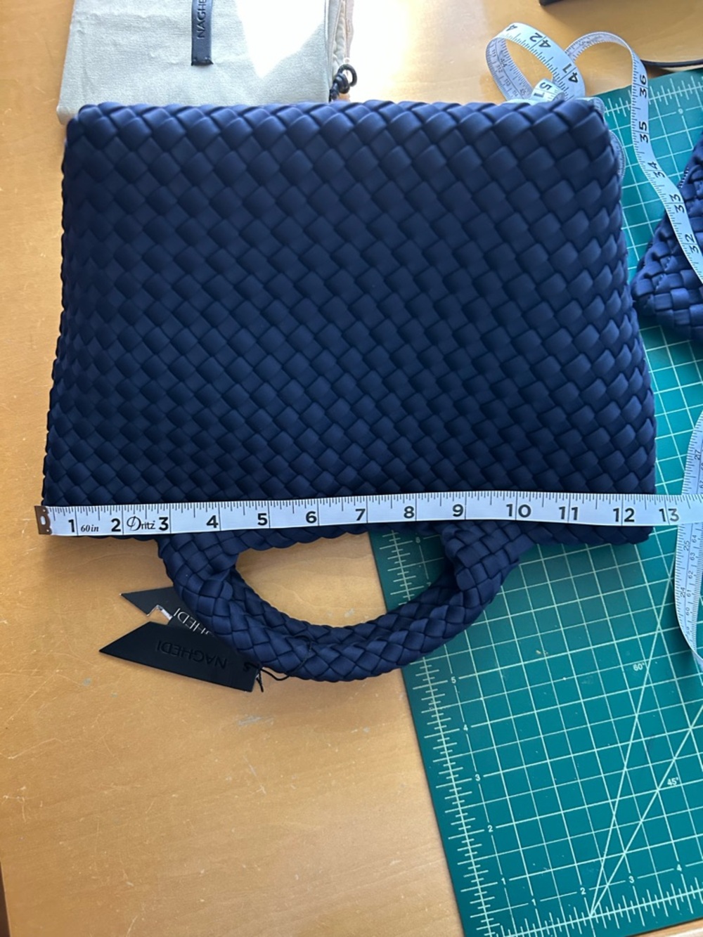 Neghedi St Barths Small Tote in Ink Blue - Picture 12 of 14